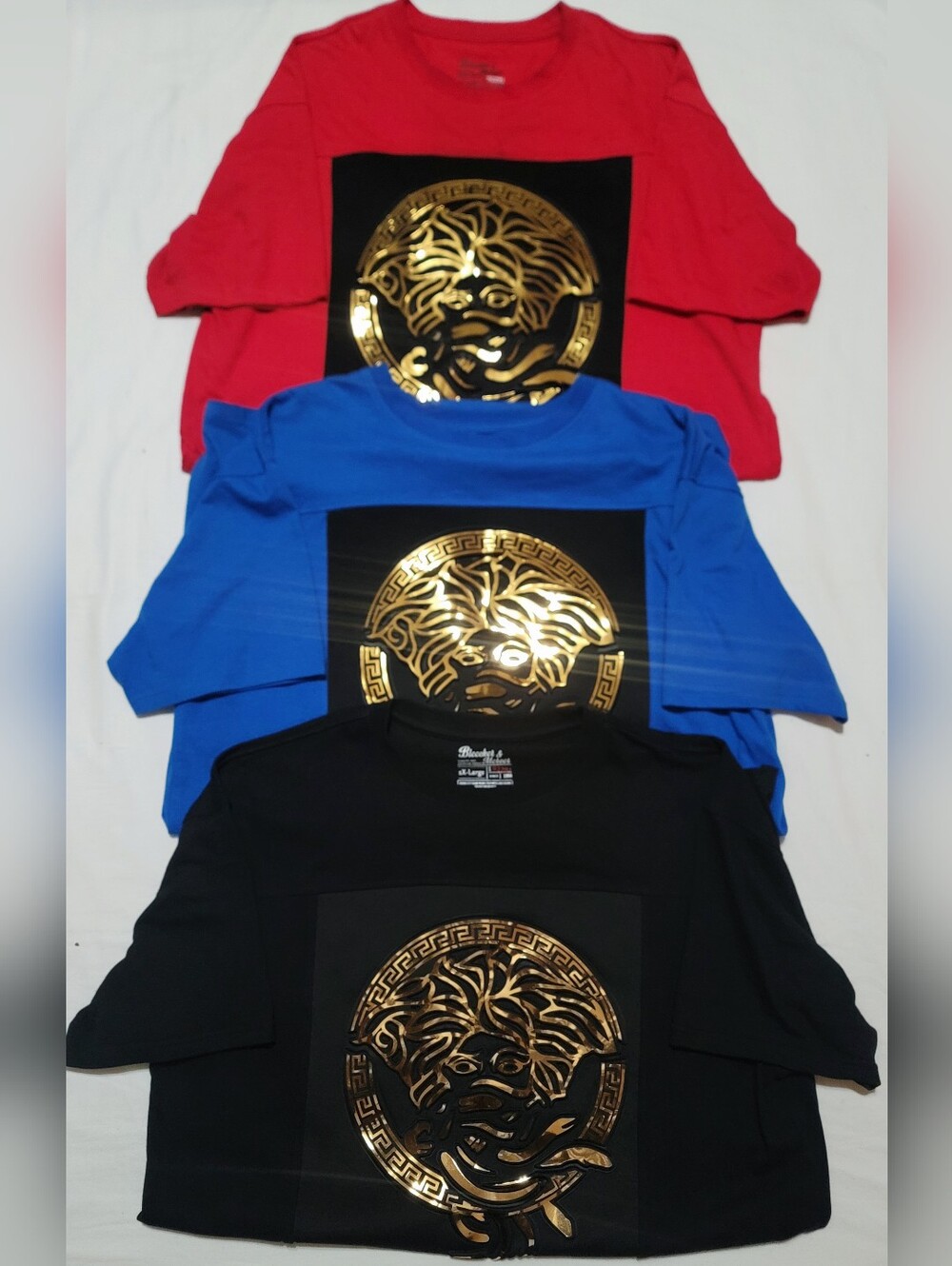 Bleeeker & Mereer Madusa Short Sleeve Shirts Lot Of 3 Sz 2XL Men